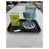 Mason Jar Birdfeeder & Miracle Gro Plant Food