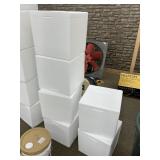 Lot of (6) Insulated Styrofoam Coolers