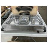 OSTER 3-Compartment Warmer *used