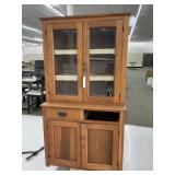 Antique Wooden Kitchen Hutch