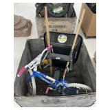 Pallet Lot: Wheel Barrow & Bike
