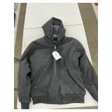 Men's Insulated Duck Hooded Jacket Size L