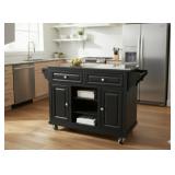 Rolling Kitchen Island (Granite Top)