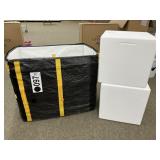 Large Canvas Tote + 2 Foam Coolers