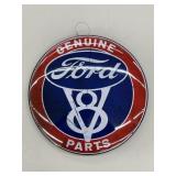 FORD V8 Metal Button Style Sign