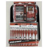 Lot of (2) Crescent Paddle Bit Set/ Driver Set