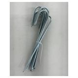 Lot of 10 Steel Tent Pegs