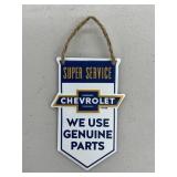 Small CHEVROLET Hanging Metal Sign