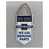 Small CHEVROLET Hanging Metal Sign