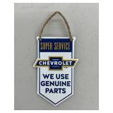 Small CHEVROLET Hanging Metal Sign