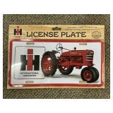 FARMALL IH 6'x12' Metal License Plate