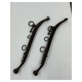 ANTIQUE Iron Horse Harness Hames. 26' long