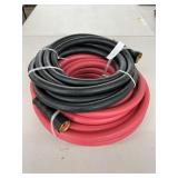 Heavy Duty Rubber Water Hoses- 50' & 15'