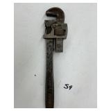KEEN KUTTER Antique Adjustable Wrench