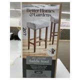 BETTER HOME & GARDENS 30' Saddle Stool
