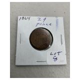 1864 Two Cent Peace