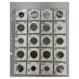 Sheet of World Coins