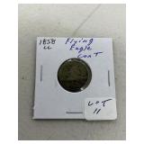 1858 Flying Eagle Cent
