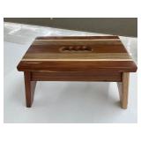 Amish Made Hardwood Footstool 9'Wx14'Lx9'H