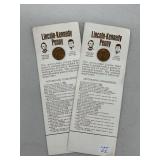 Lot of (2) Lincoln/Kennedy Pennies
