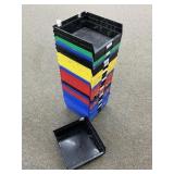 11'Wx11'Lx4'H Plastic Parts Bins