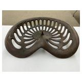 ANTIQUE Cast Iron Tractor Seat  19' x 16'