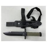STEC Survival Knife w/Case/Harness