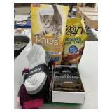 Catfood, Dog Treats, Socks, etc.