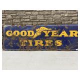 Vintage Metal 'Good Year Tires' Sign    22' x 64'