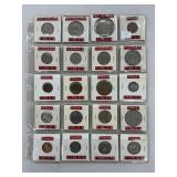 Sheet of World Coins
