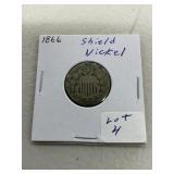 1866 Shield Nickel