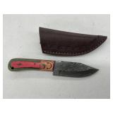 DAMASCUS STEEL Fixed Blade Hunting Knife