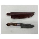 DAMASCUS STEEL Hunting Knife Fixed Blade