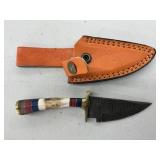 DAMASCUS STEEL Fixed Blade Knife