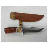 FIXED BLADE Hunting Knife W/ Case