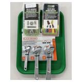 Tray Lot: Grommet Set, Connector Set, Wrenches