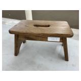 Amish Made Hardwood Footstool 9'Wx14'Lx9'H