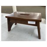 Amish Made Hardwood Footstool 9'Wx14'Lx9'H