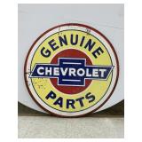 Large CHEVROLET Metal Sign 36'