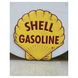 Large SHELL GASOLINE Metal Sign 36'