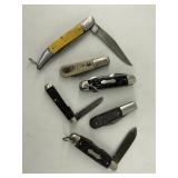 Tray Lot of Knives Barlow etc.
