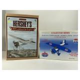 Lot of (2) AMOCO & HERSHEY'S Airplane Banks