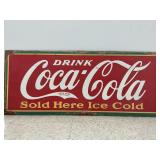 COCA-COLA Metal Sign 15'x36'
