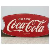 Large COCA-COLA Metal Sign 36'