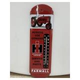 FARMALL IH Metal Thermometer 18'