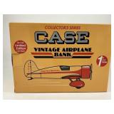 CASE Vintage Die-Cast Airplane Bank
