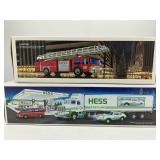 Lot of (2) Hess Trucks/Fire Truck Bank