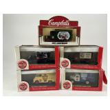 Lot of (5) COCA-COLA/Campbells Trucks