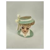 Vintage Napco Lady Head Vase Lucille Ball