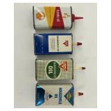 Lot of (4) Antique Oil Cans